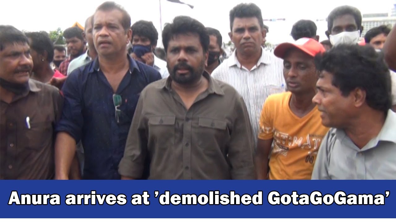 Anura arrives at ’demolished GotaGoGama’