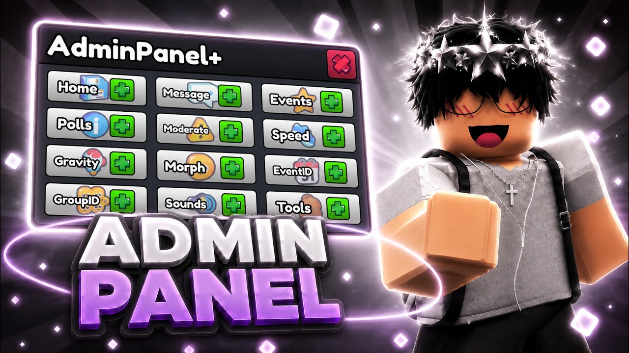 How to make a Admin-Panel in Roblox Studio I Free / Uncopylocked