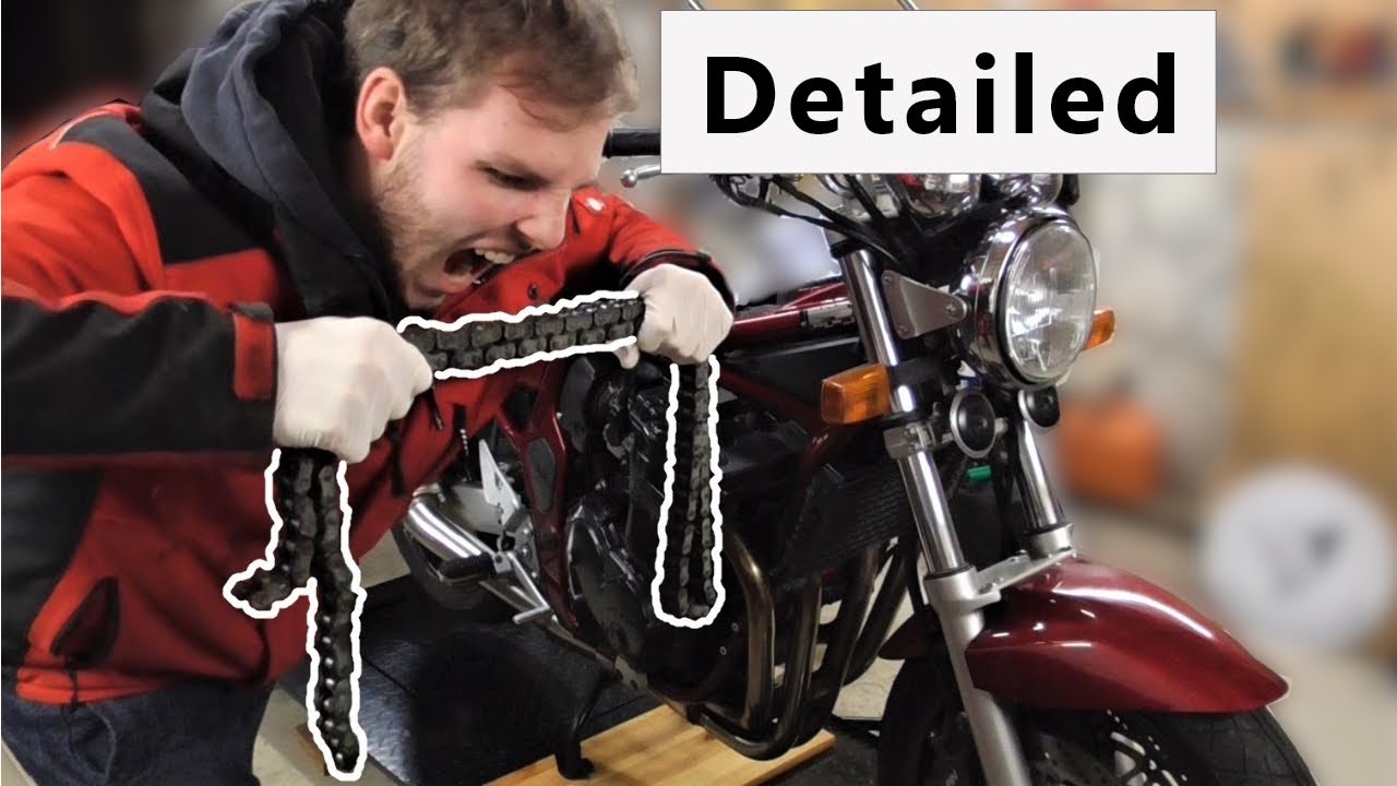 Suzuki Bandit 1200 — как заменить комплект цепи (бесконечная цепь и цепь с заклёпочным звеном)