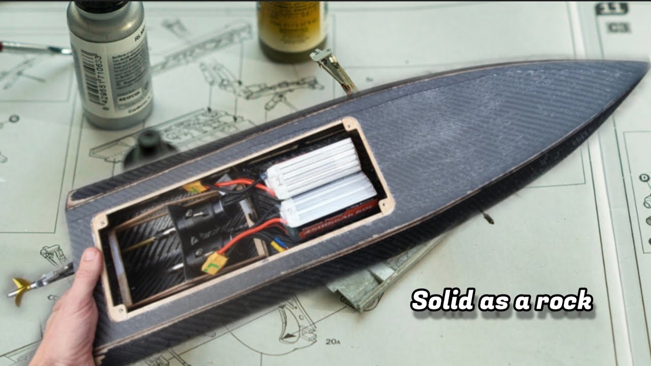 RC Boat Build - Twin motor mono part 6