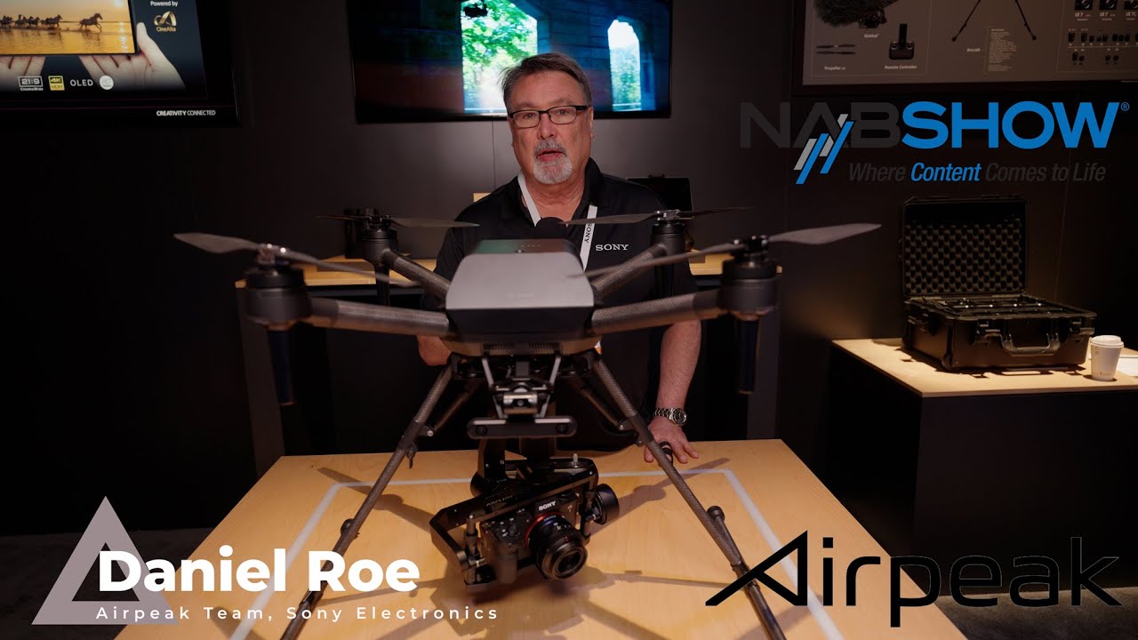 Sony AirPeak Drone Features during NAB Show 2023