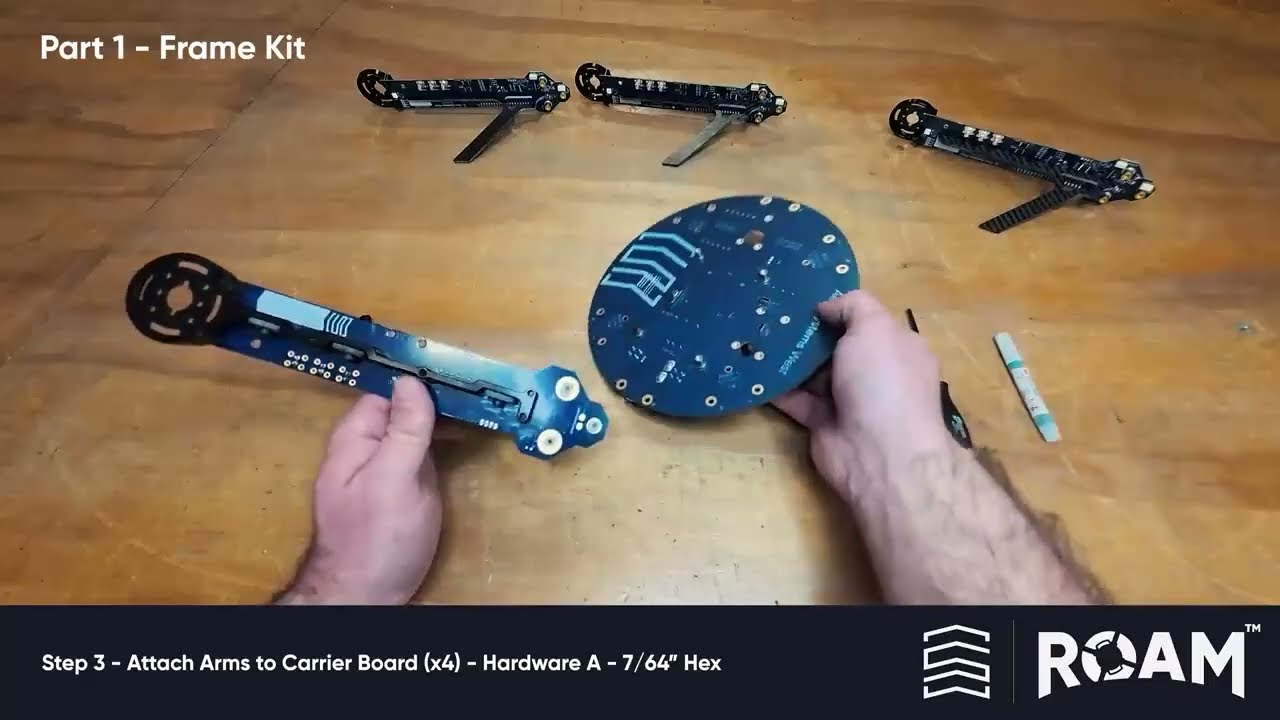 ASW ROAM Assembly Walkthrough - Part 1 Frame Kit Video 2 of 7