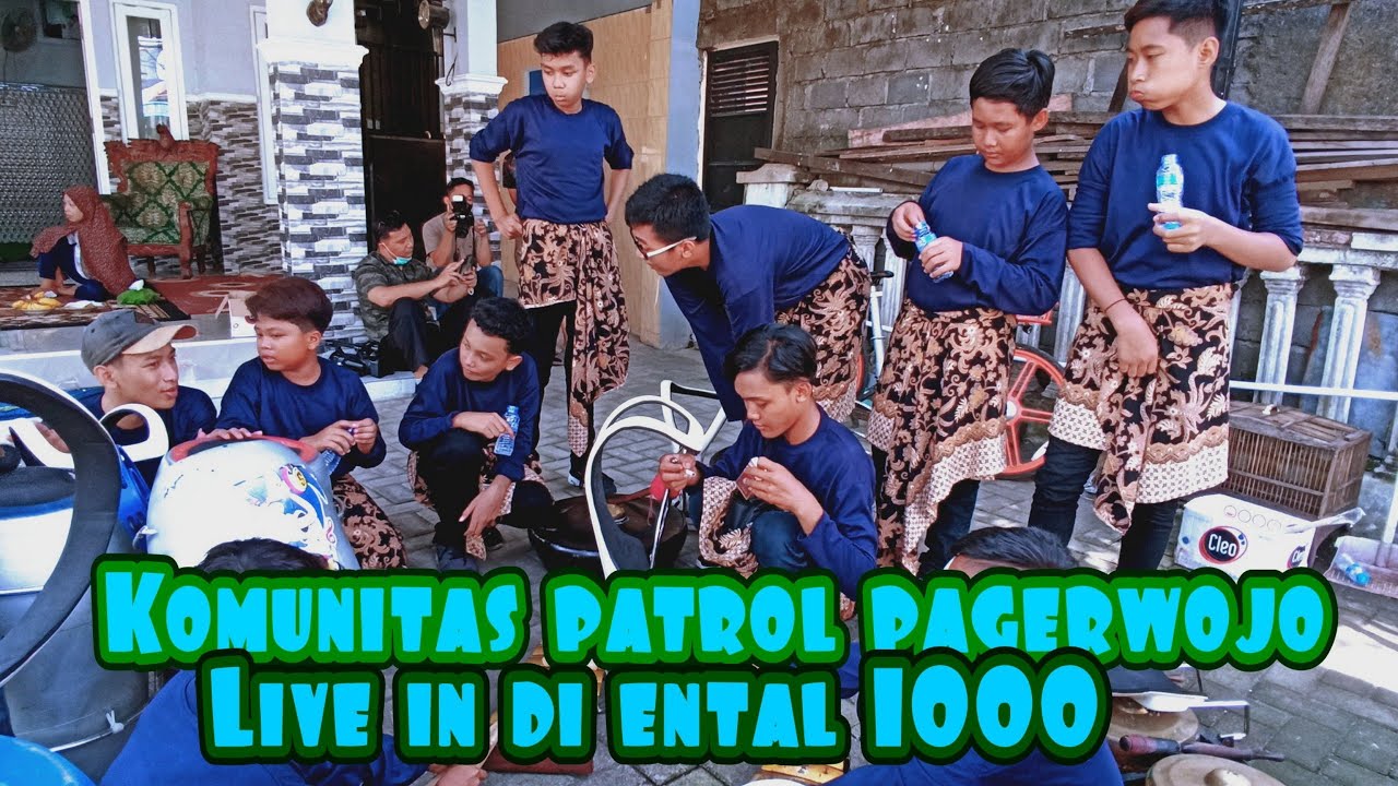 komunitas patrol PAGER WOJO live di desa ental 1000 buduran sidoarjo.