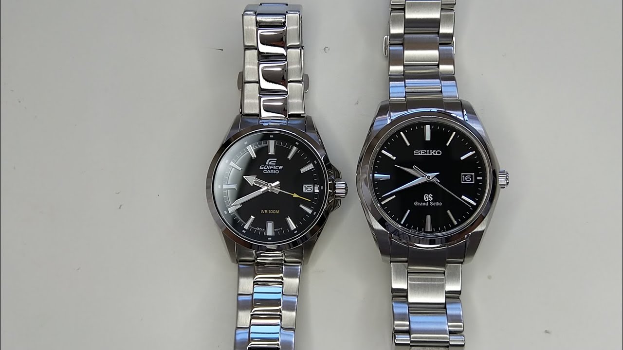 Casio Edifice Quartz vs Grand Seiko Quartz - EFV 110D vs SBGX061