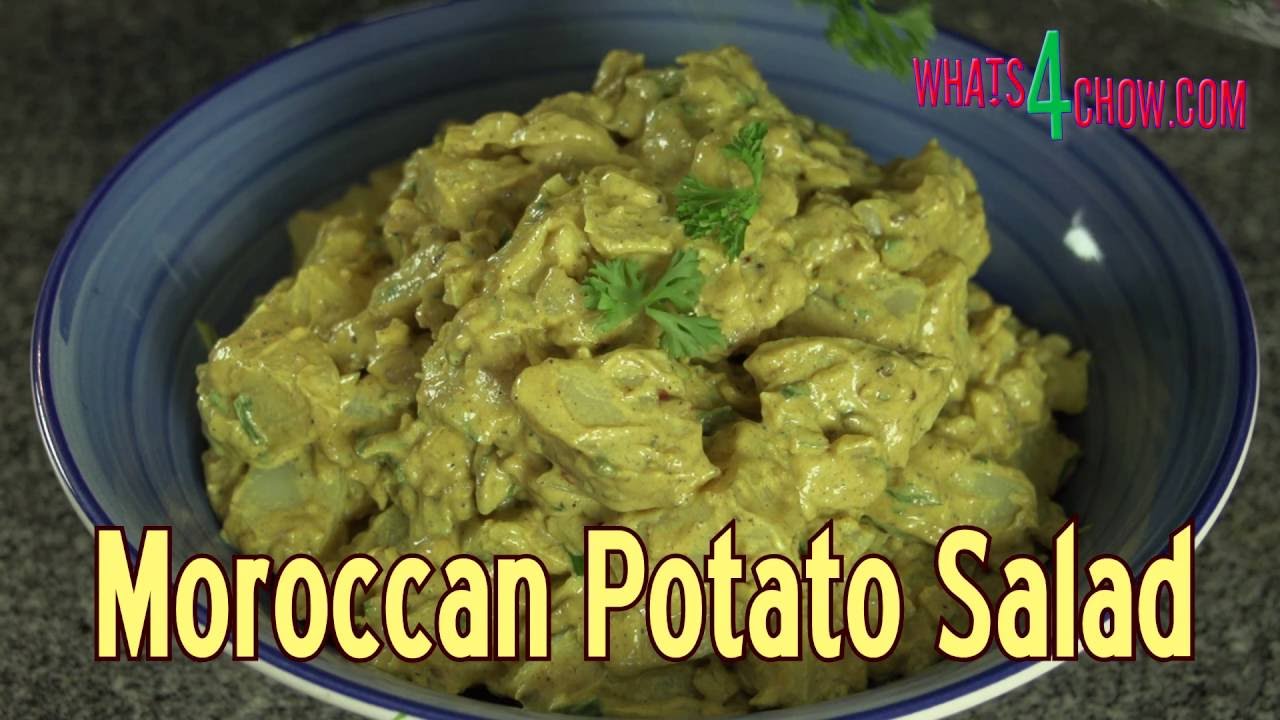 Moroccan Style Potato Salad using Ras al Hanout - Creamy Middle Eastern Potato Salad