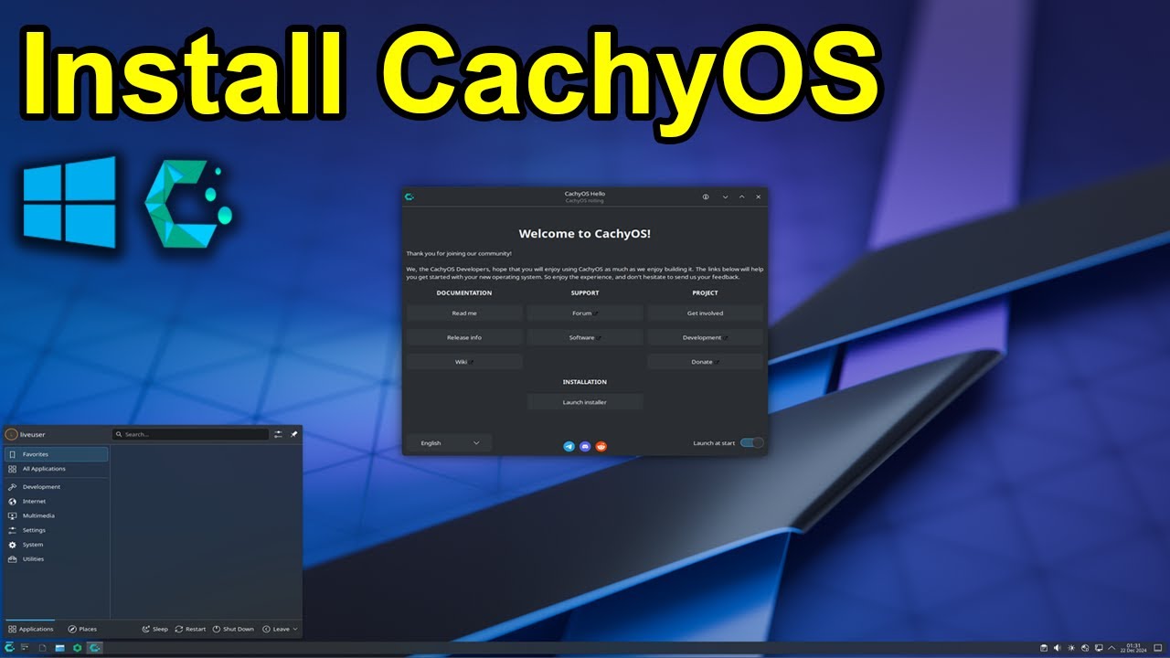 How To Install CachyOS Without USB Drive | Dual Boot With Windows | UEFI