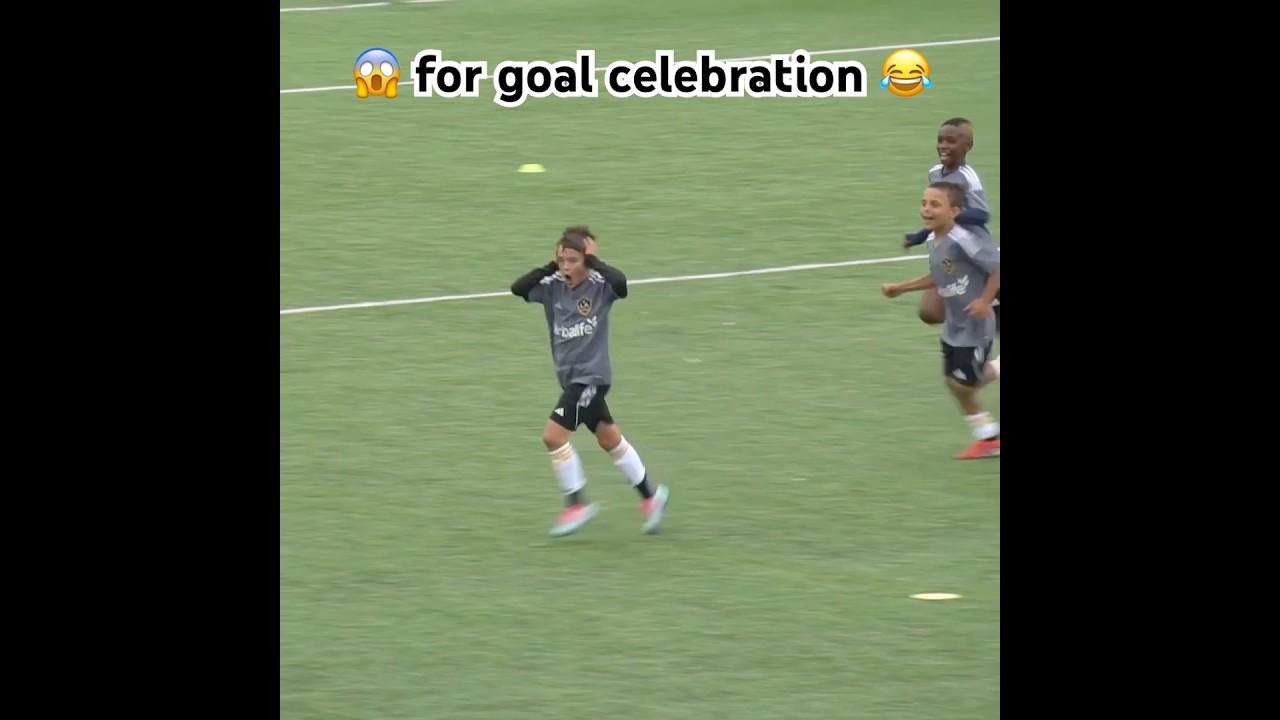 😱 for goal celebration is so funny 😂 #mlsnext #u12 #soccer #goals