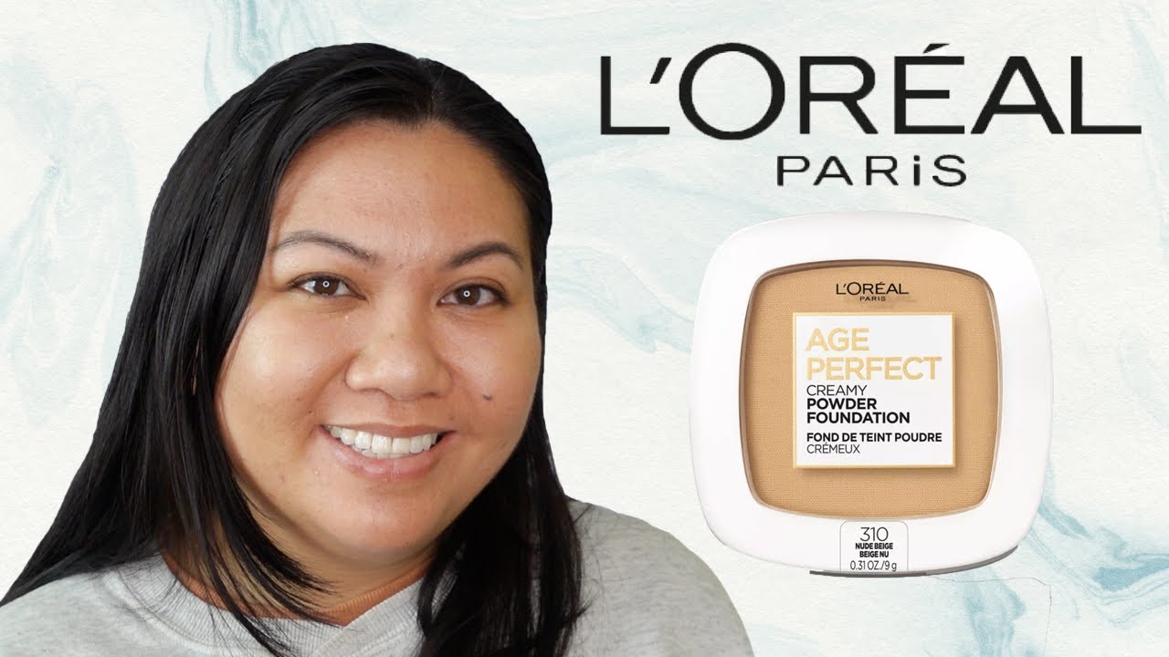 Loreal Age Perfect Creamy Powder Foundation | Nude Beige | Review on Oily, Acne Prone Skin