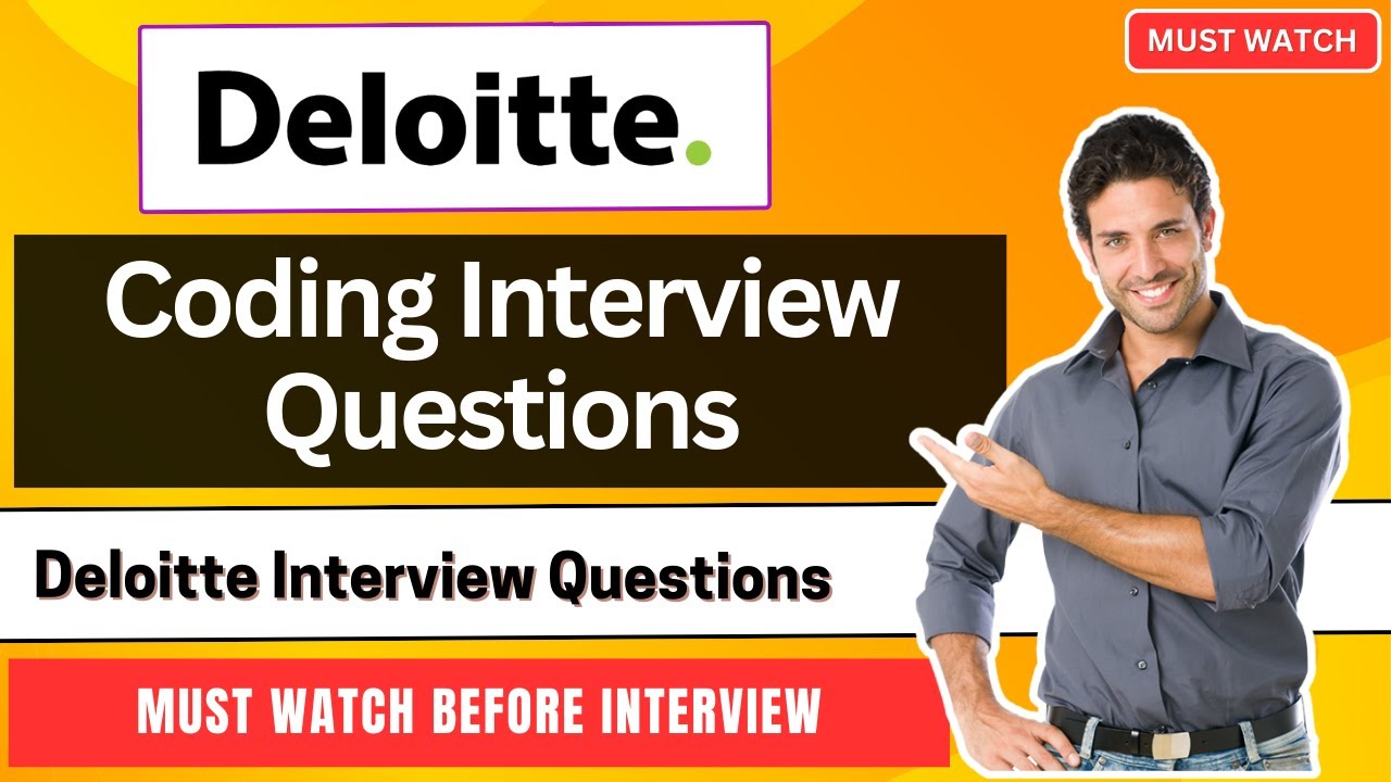 Deloitte Coding Interview Questions prepration | Deloitte Previous Questions Solving