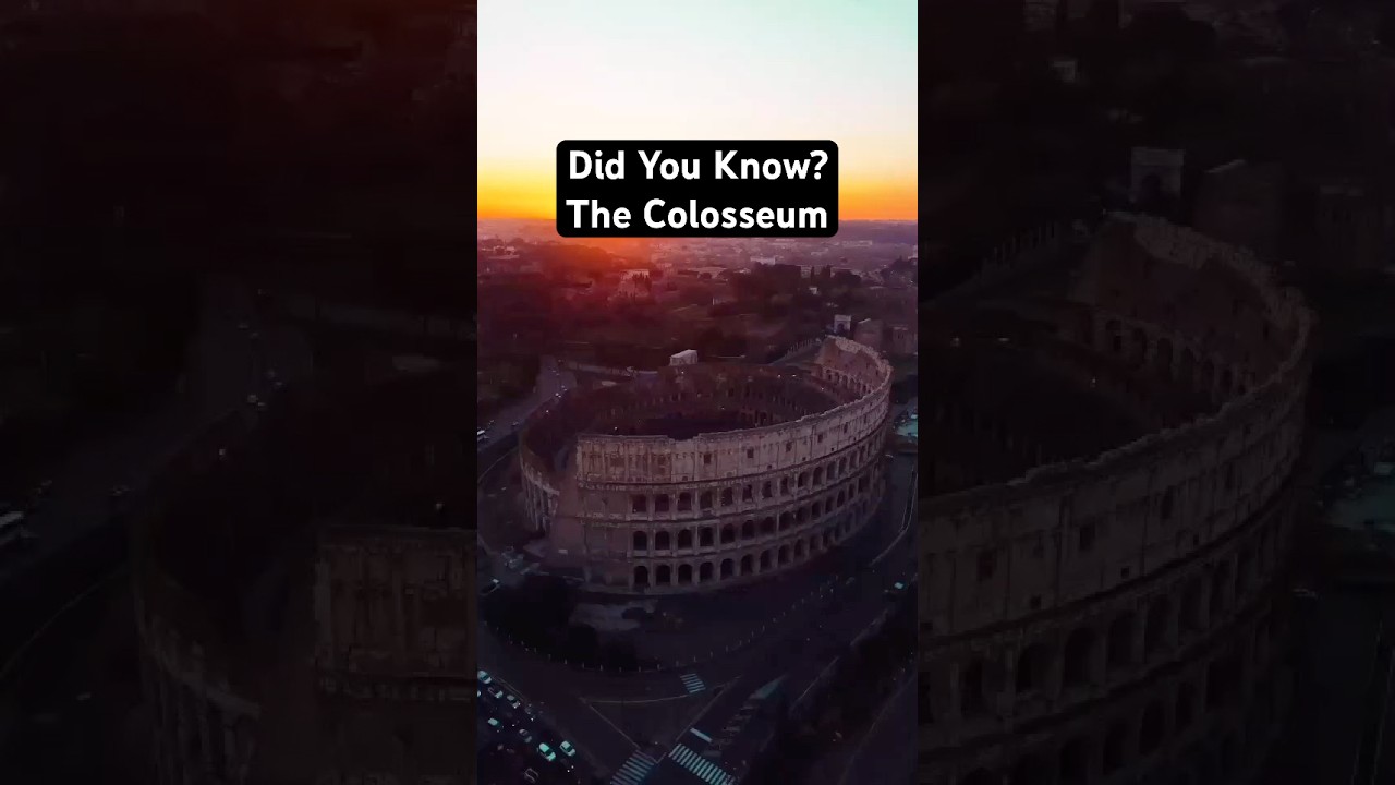 Did you know that the Colosseum could seat over 50,000 people?