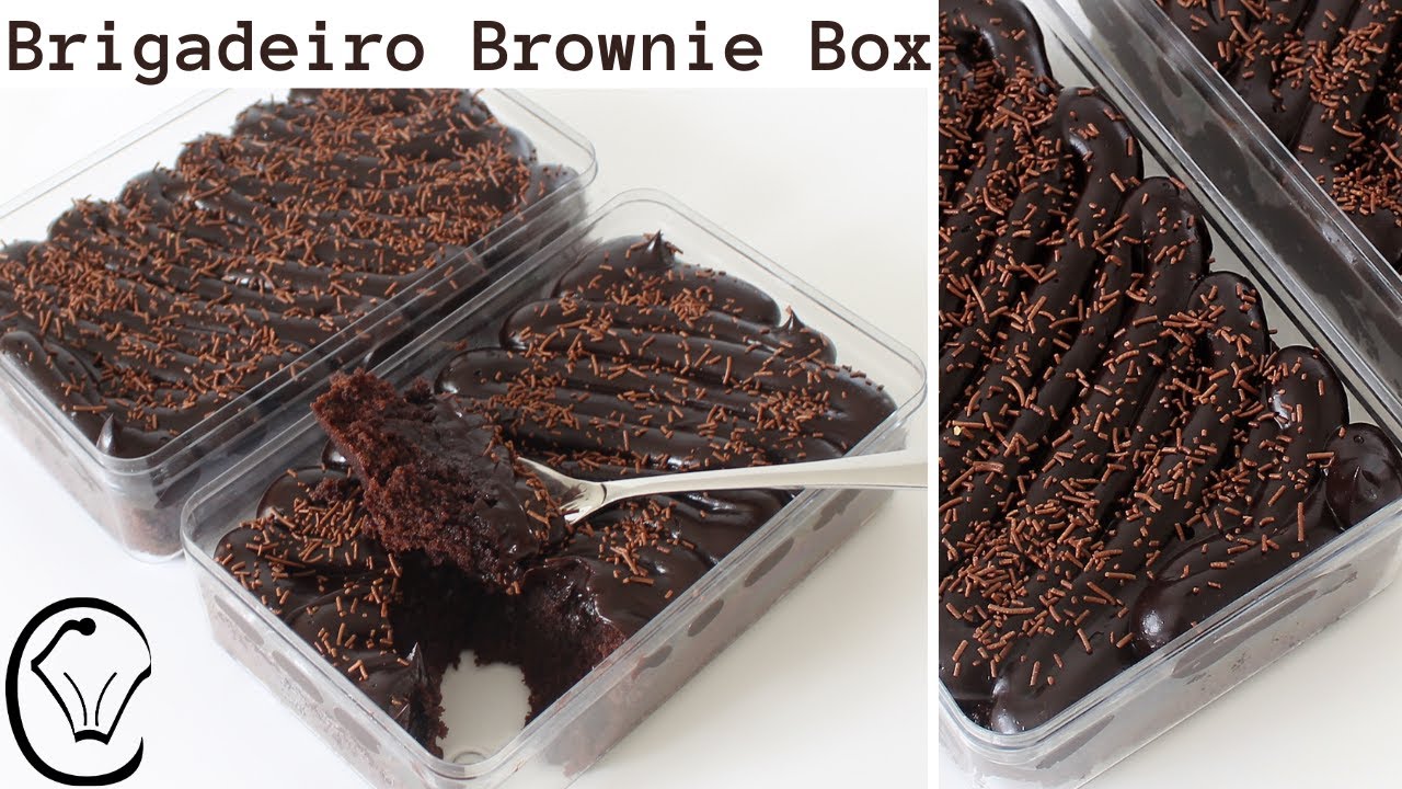 Brigadeiro Fudge Brownie Box Идеальный подарок! Густая шоколадная помадка Брауни Бригадейро Топпинг
