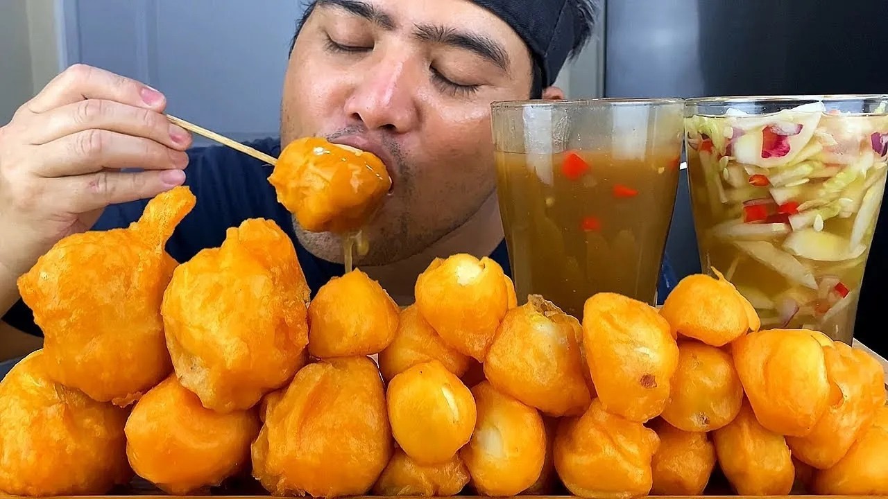 Pinoy Street Food | KWEK KWEK Mukbang (Quail Eggs) | Filipino Food | Mukbang Philippines