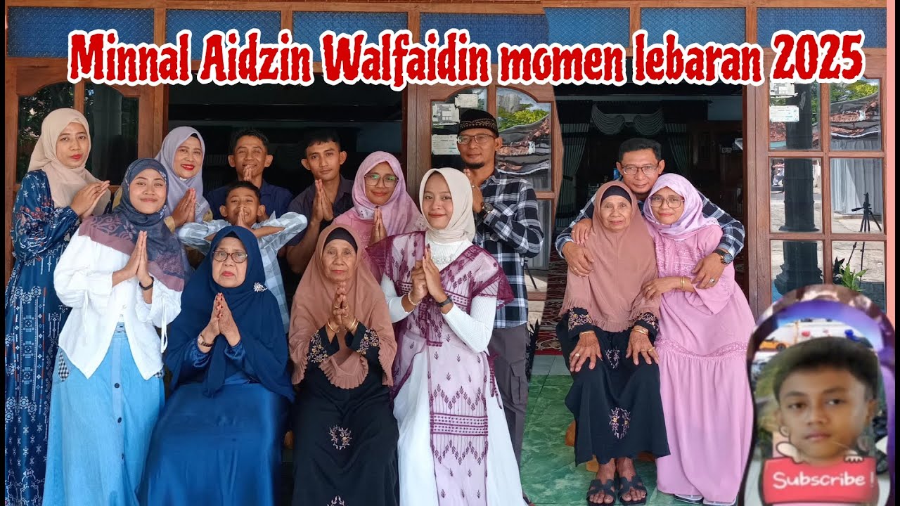 Minnal Aidzin Walfaidin Momen lebaran 2025#momenlebaran2025#minnalaidzinealfaidin