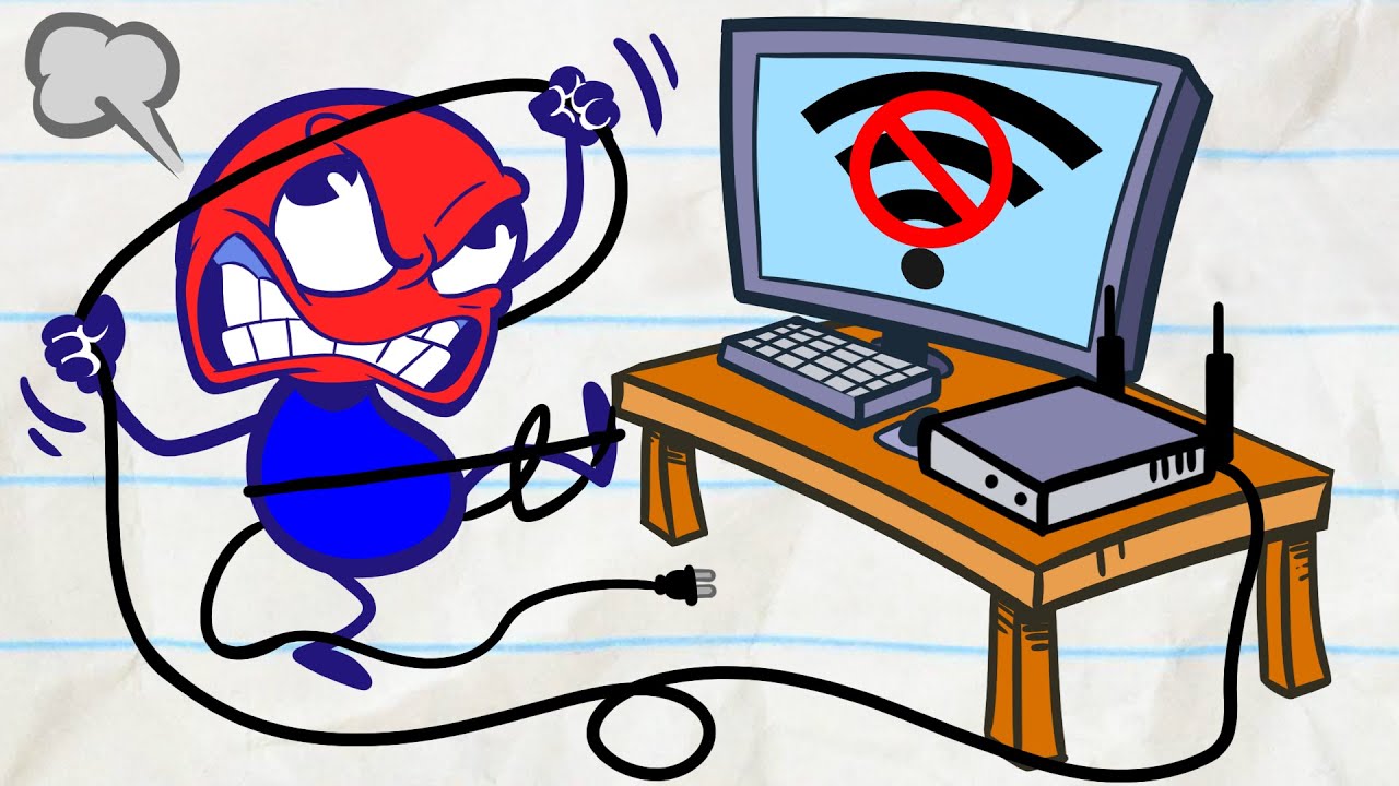 Pencilmate's MAD 'Cause There Is NO WI-FI! - Pencilmation India