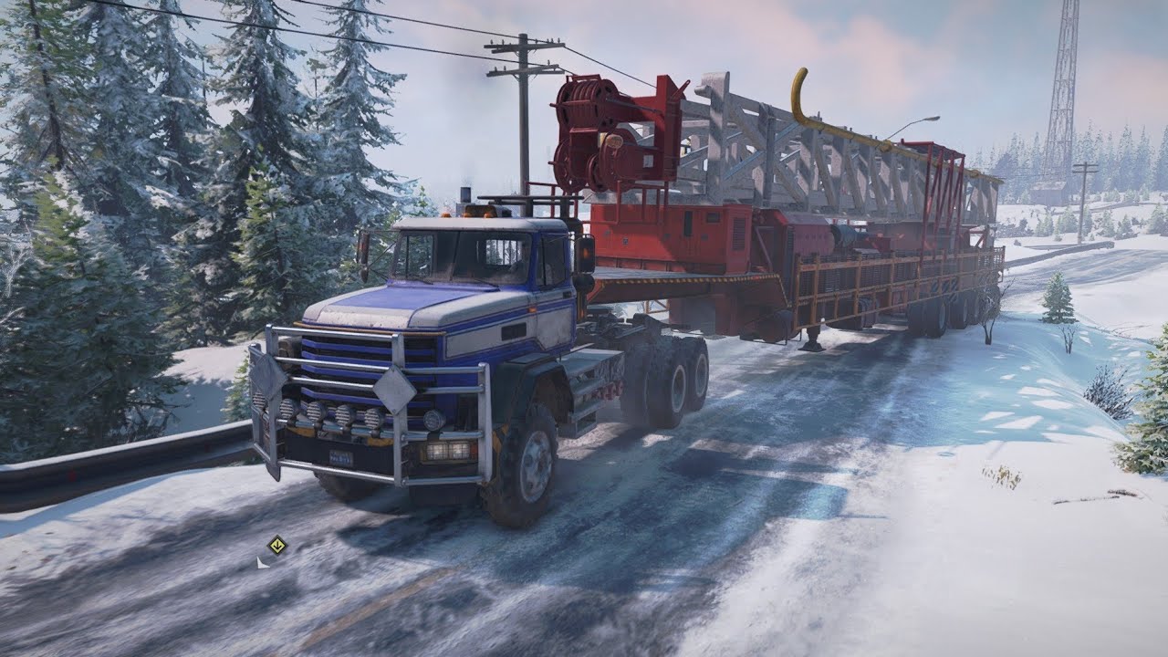 🔥 TRUK MONSTER LAWAN JALAN ES EKSTREM! Misi Mustahil Angkut Rig Raksasa di Tengah Badai Salju ❄️🚛
