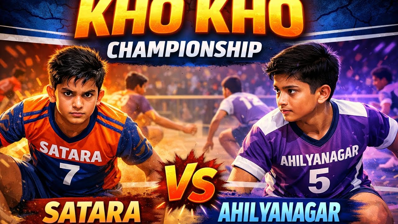 Satara Vs Ahilyanagar | kho kho |