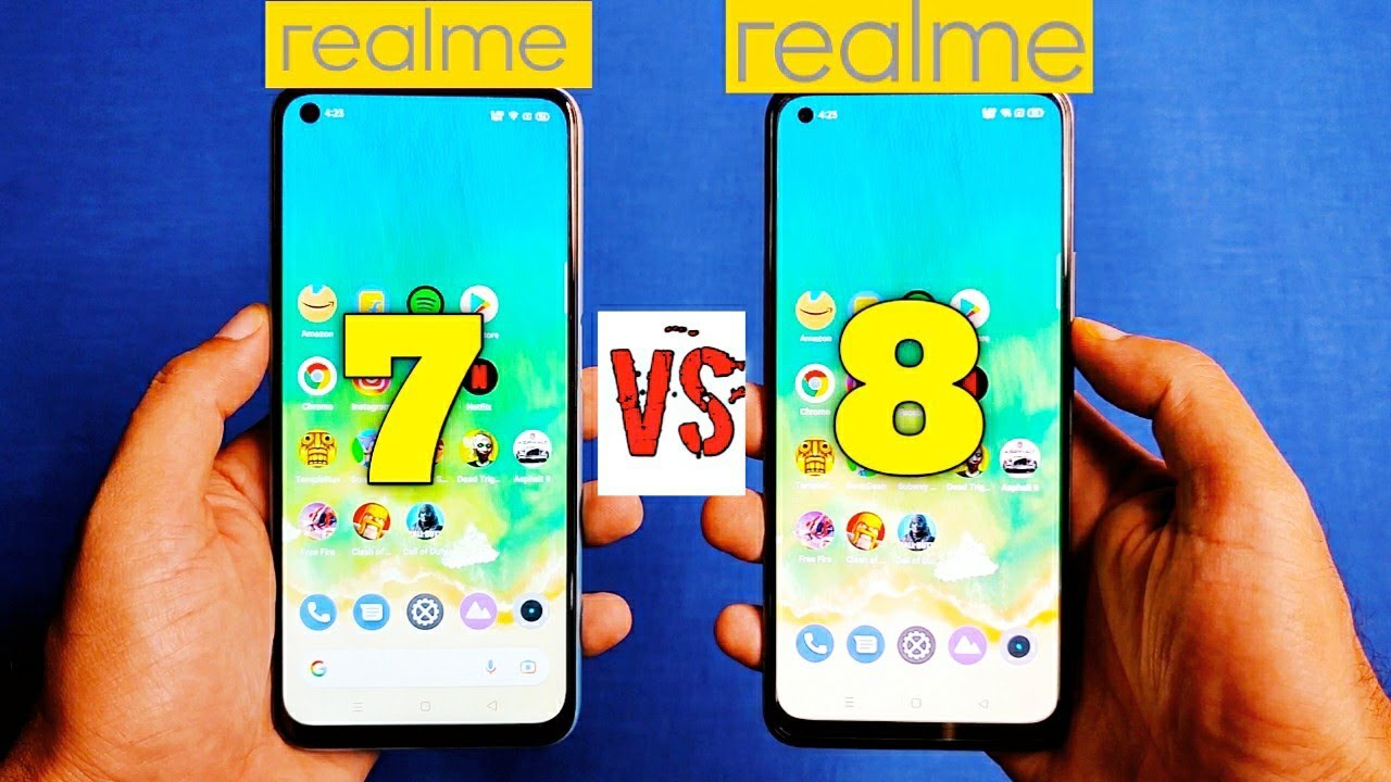 Realme 8 vs Realme 7 SpeedTest & Camera Comparison |