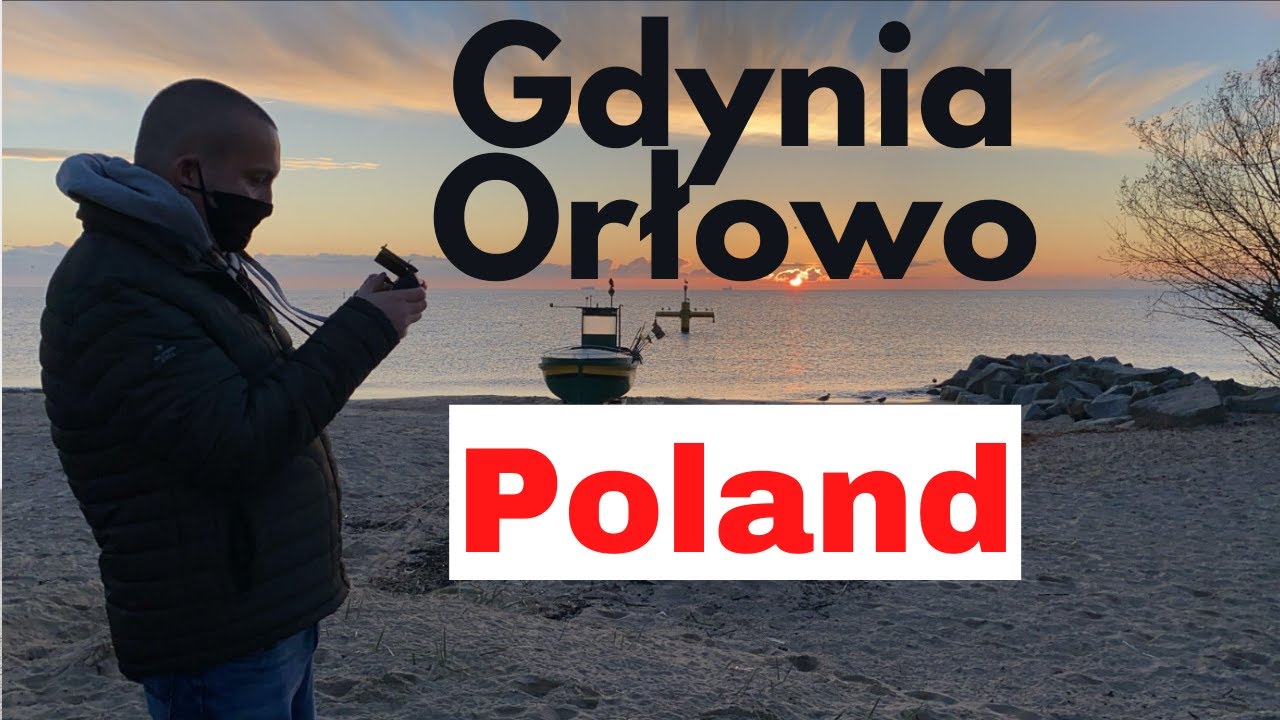 Gdynia Orłowo | Poland | Autumn Sunrise | Drone Footage 4K