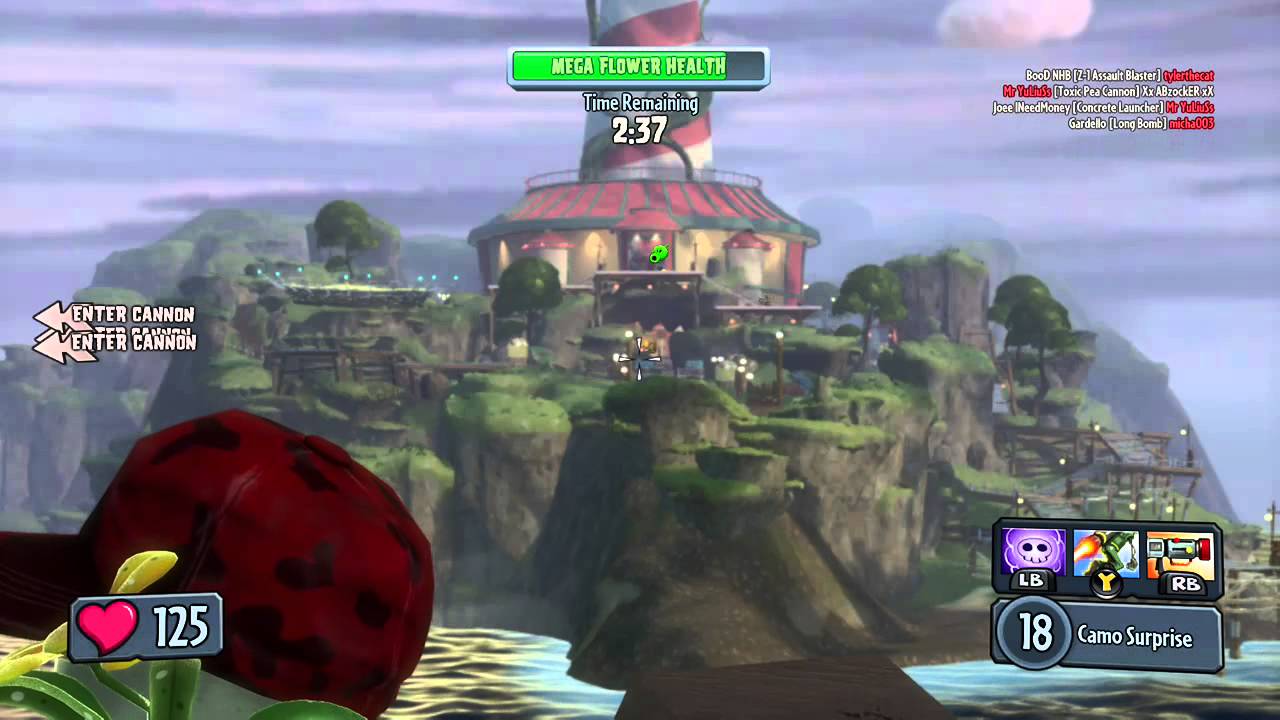 Plants vs. Zombies Garden Warfare epic long range 2x rocket kill