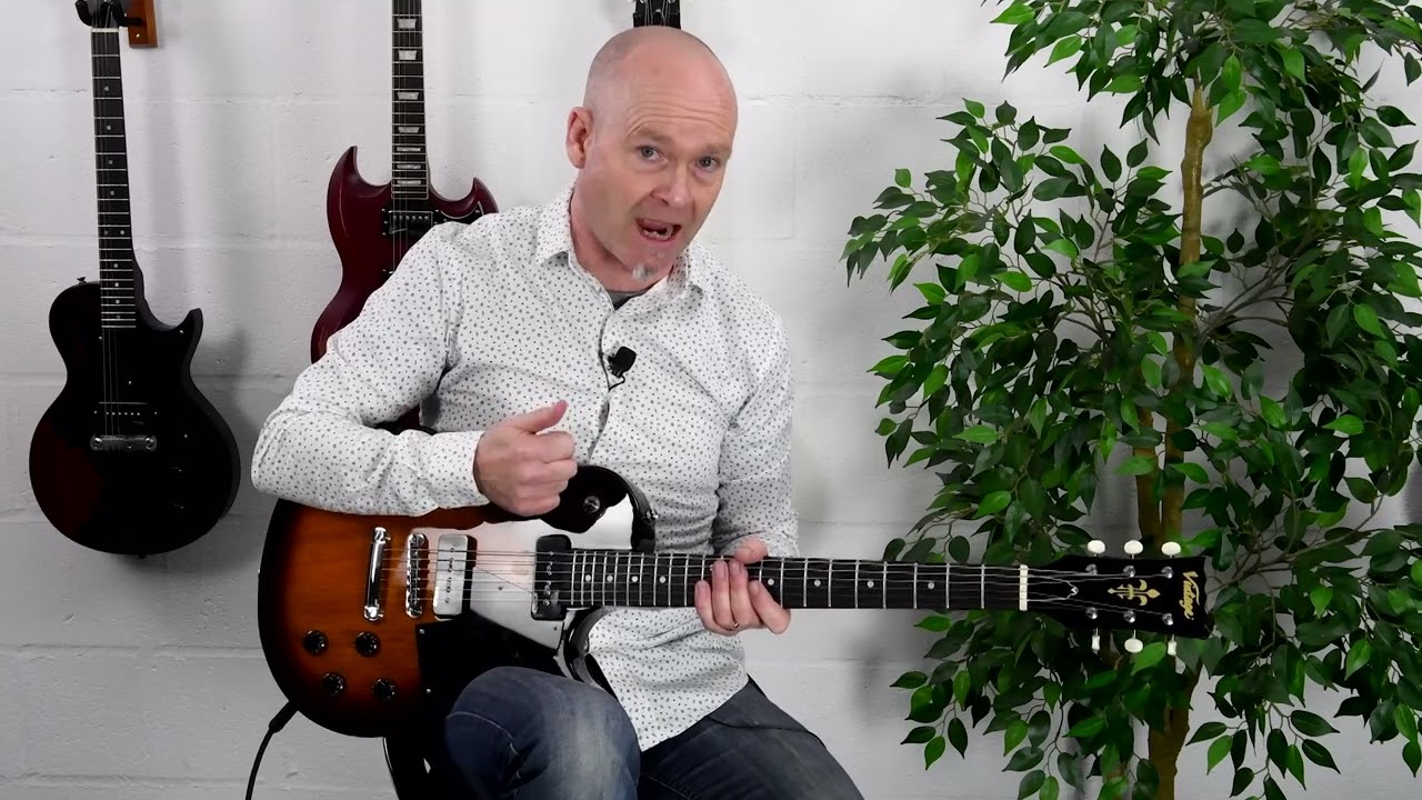 Vintage® ReIssued V132TSB Electric Guitar.