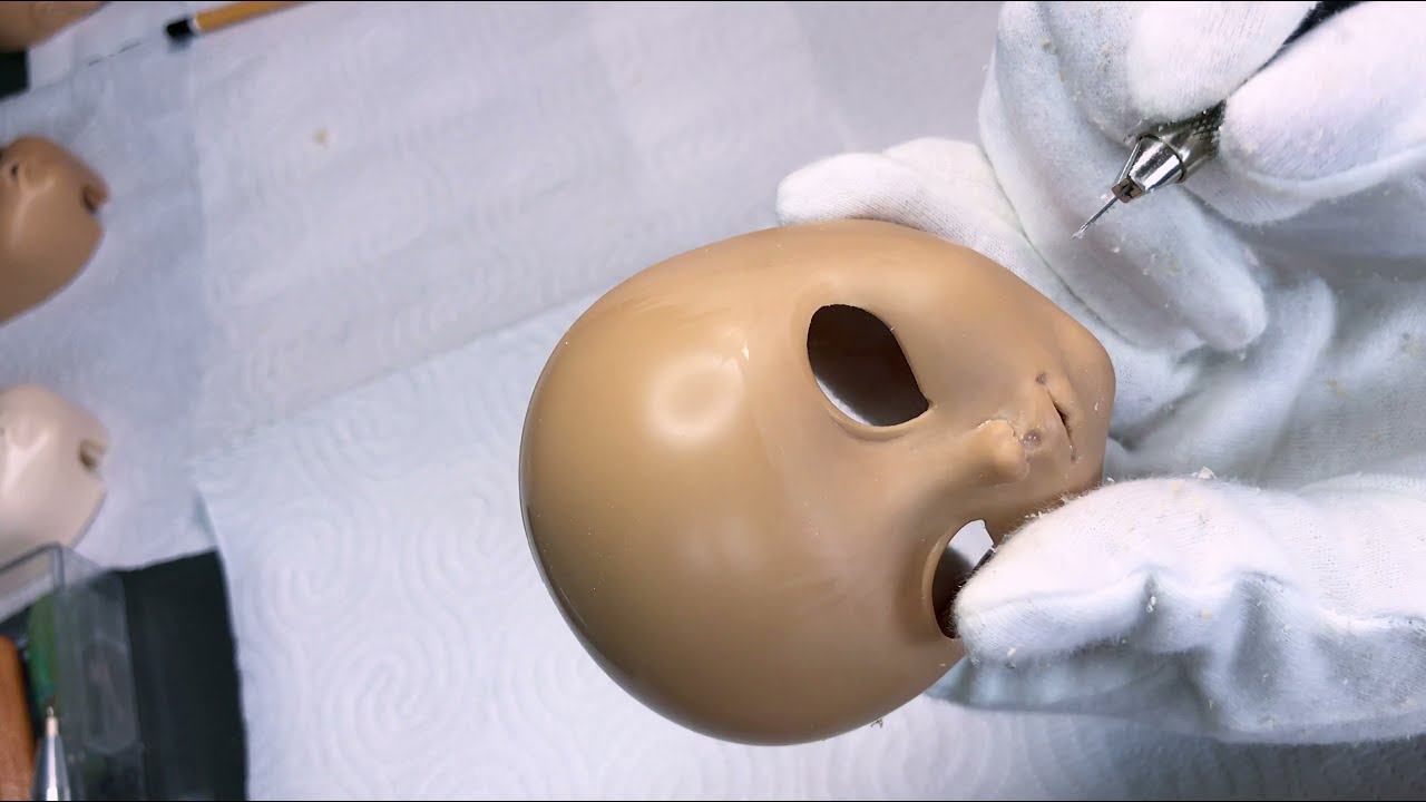 Face Carving Pullip custom doll - Mocha Mio kit #2