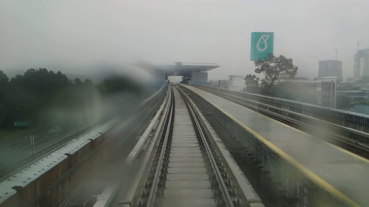 Rapid KL MRT SBK Line - Ride on Phase 2 from Kajang to Cochrane(60fps)