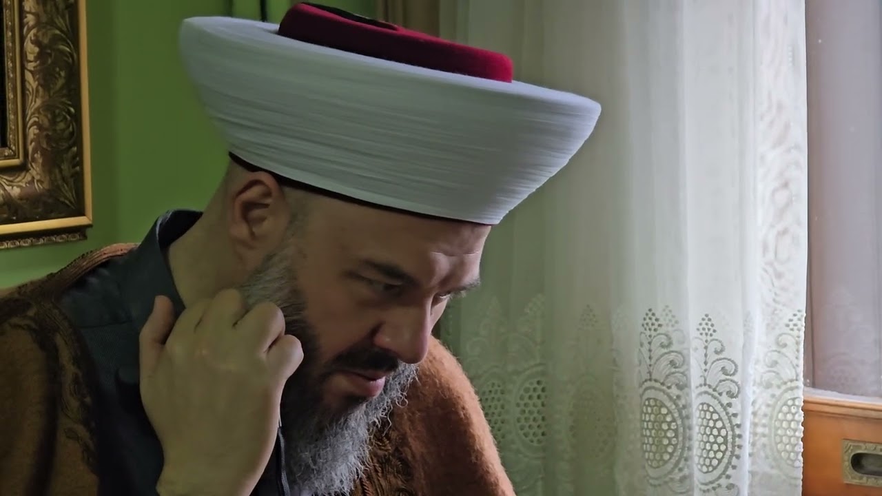 مولانا الشيخ محمد عادل الحقاني يستقبل فضيلة الشيخ حسن مرعب في الزاوية النقشبندية في اسطنبول 