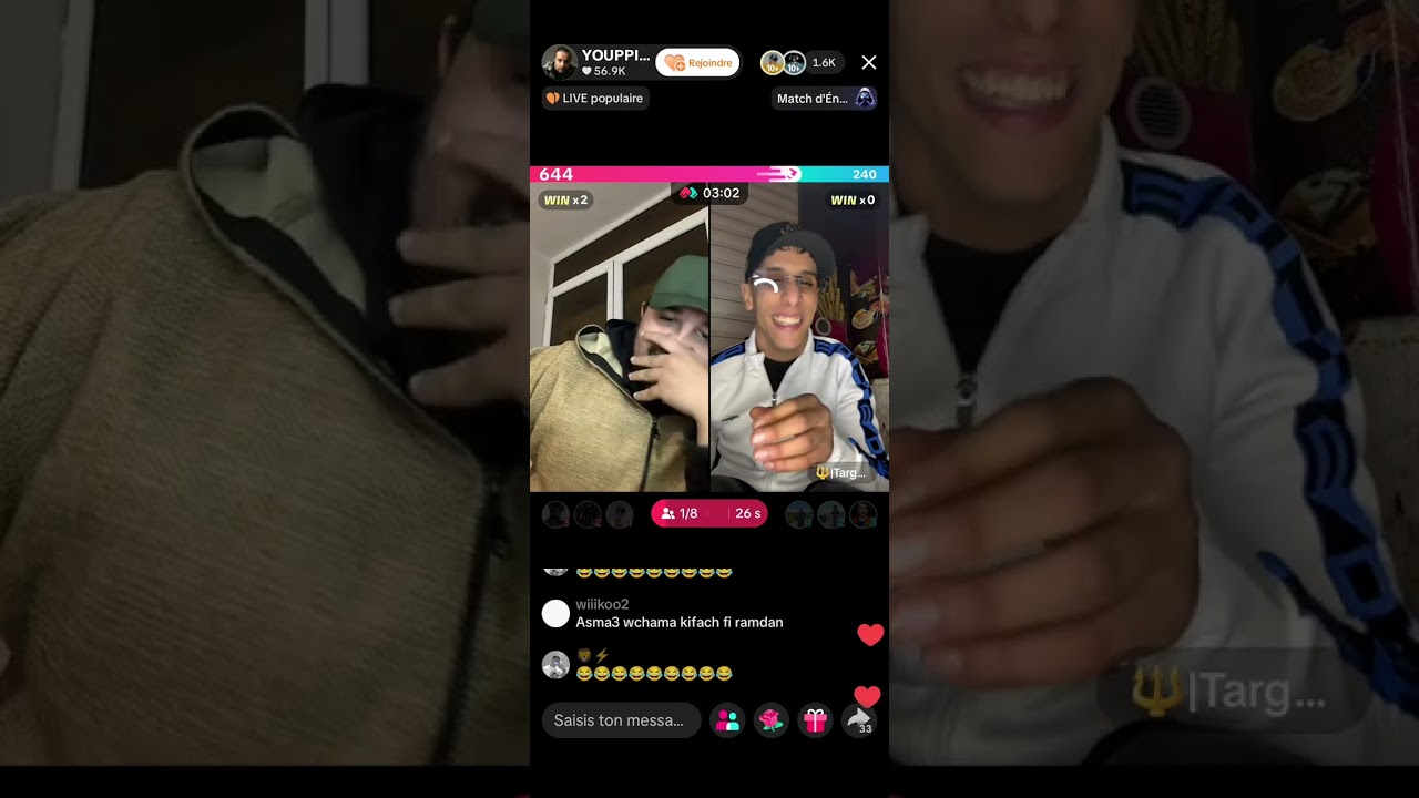 لايف يوبي و كريم ينصحو في بعضاهم 🥰❤️