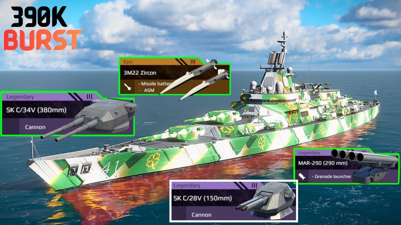 FGS BISMARK - MOST BRUTAL BATTLESHIP 🔥 LIKE A MACHINE GUN 💥 - MODERN WARSHIPS 