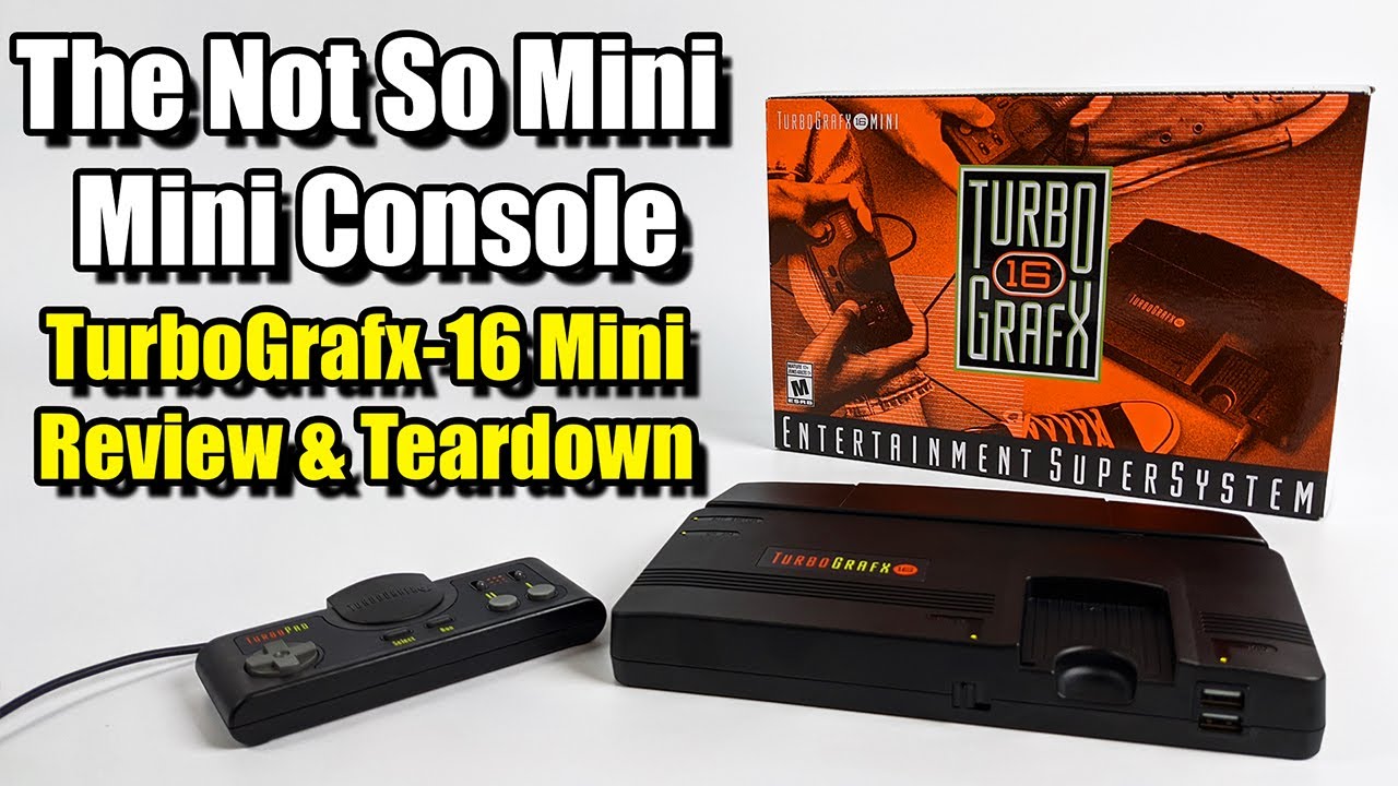 TurboGrafx-16 Mini Review & Teardown The Not So Mini Mini Console