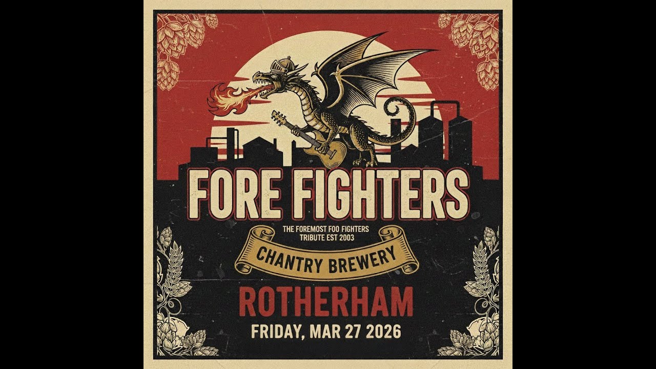 Foo Fighters tribute band Fore Fighters at Chantry Brewery Rotherham 27 March 2026