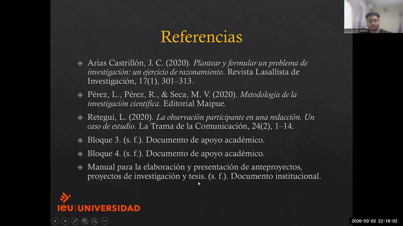 Actividad 5. Presentación del documento de titulación