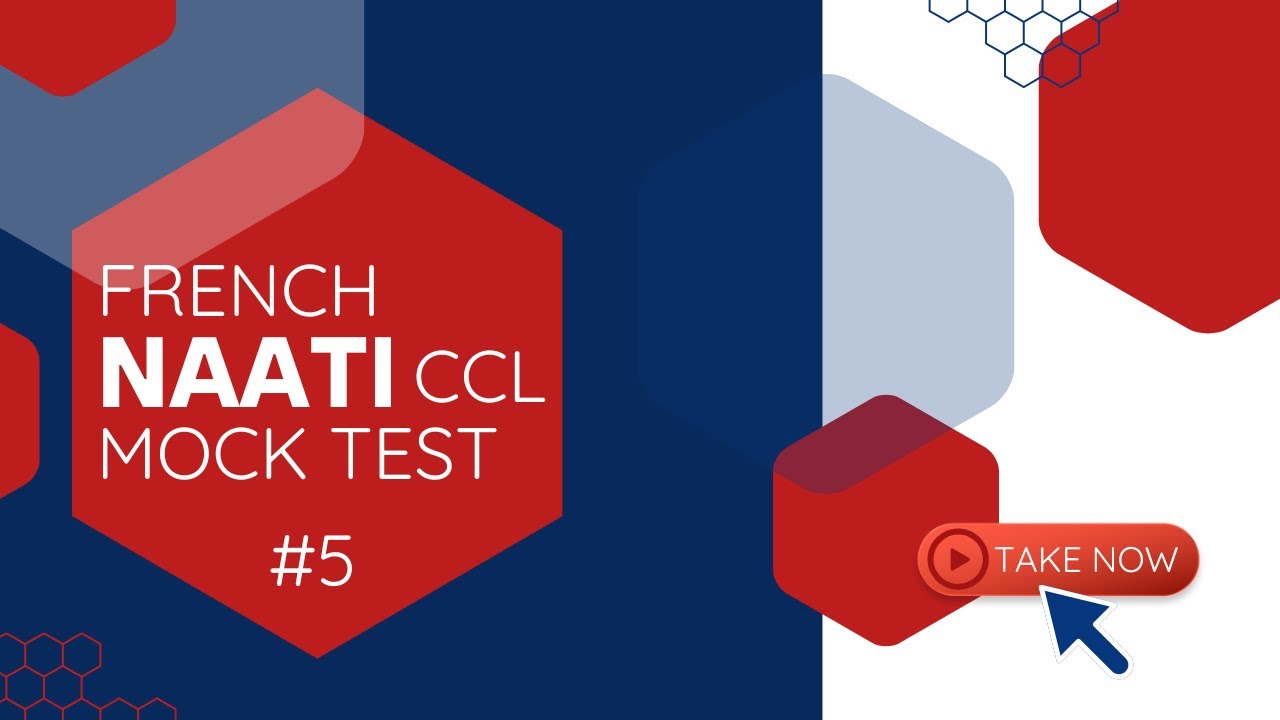 French NAATI CCL Mock test #5 - Legal | Incident with Police