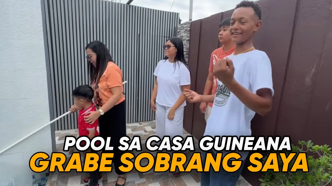 POOL SA CASA GUINEANA!! GRABE SOBRANG SAYA