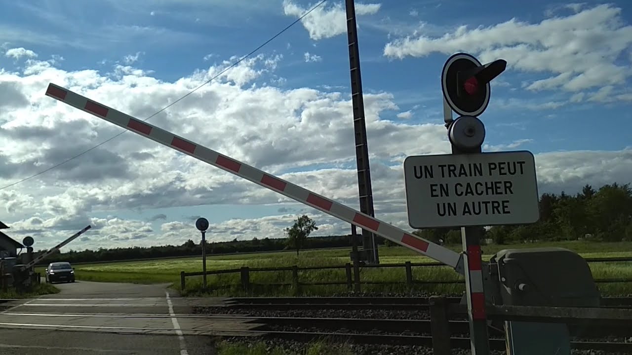 Train à un passage à niveau #25