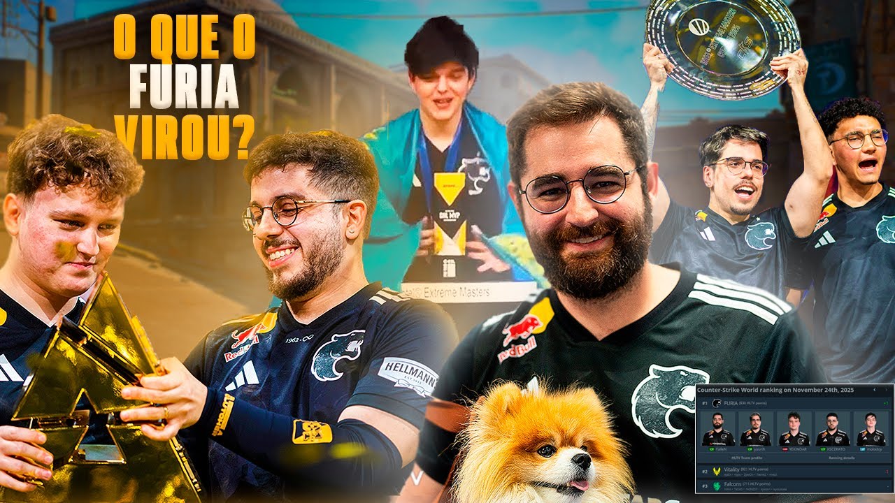 Apenas 40 minutos de Jogadas que levaram A FURIA ao TOP 1 no CS2  Fallen, Molodoy, Yuurih, KSC, Yeki