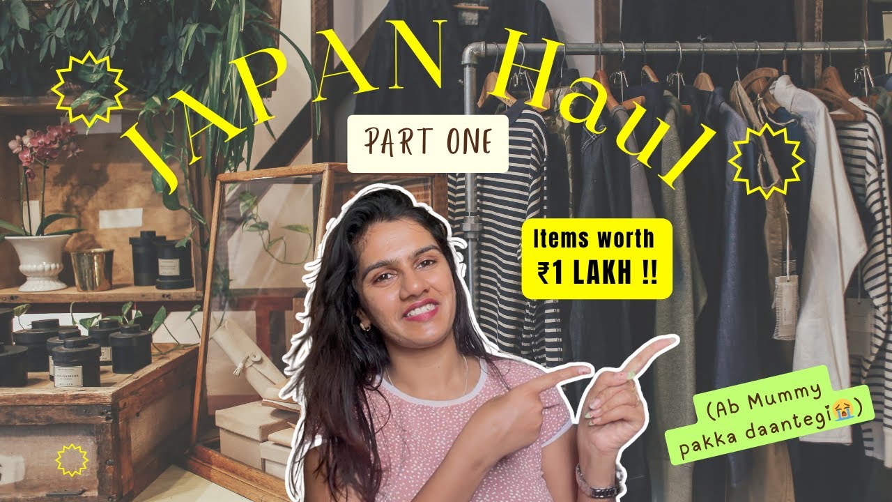 *SPENT* ₹ 1,00,000 in SHOPPING in JAPAN!!! 😭 JAPAN HAUL (Part I) 🇯🇵🛍️  || Archie Golia