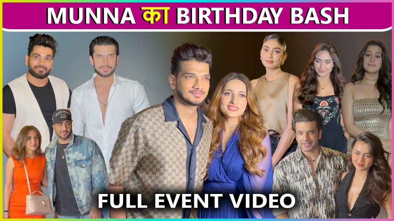 Munawar Faruqui Birthday Bash, Aly, Jasmine, Karan-Tejasswi, Paras, Isha & Others | Full Uncut Video