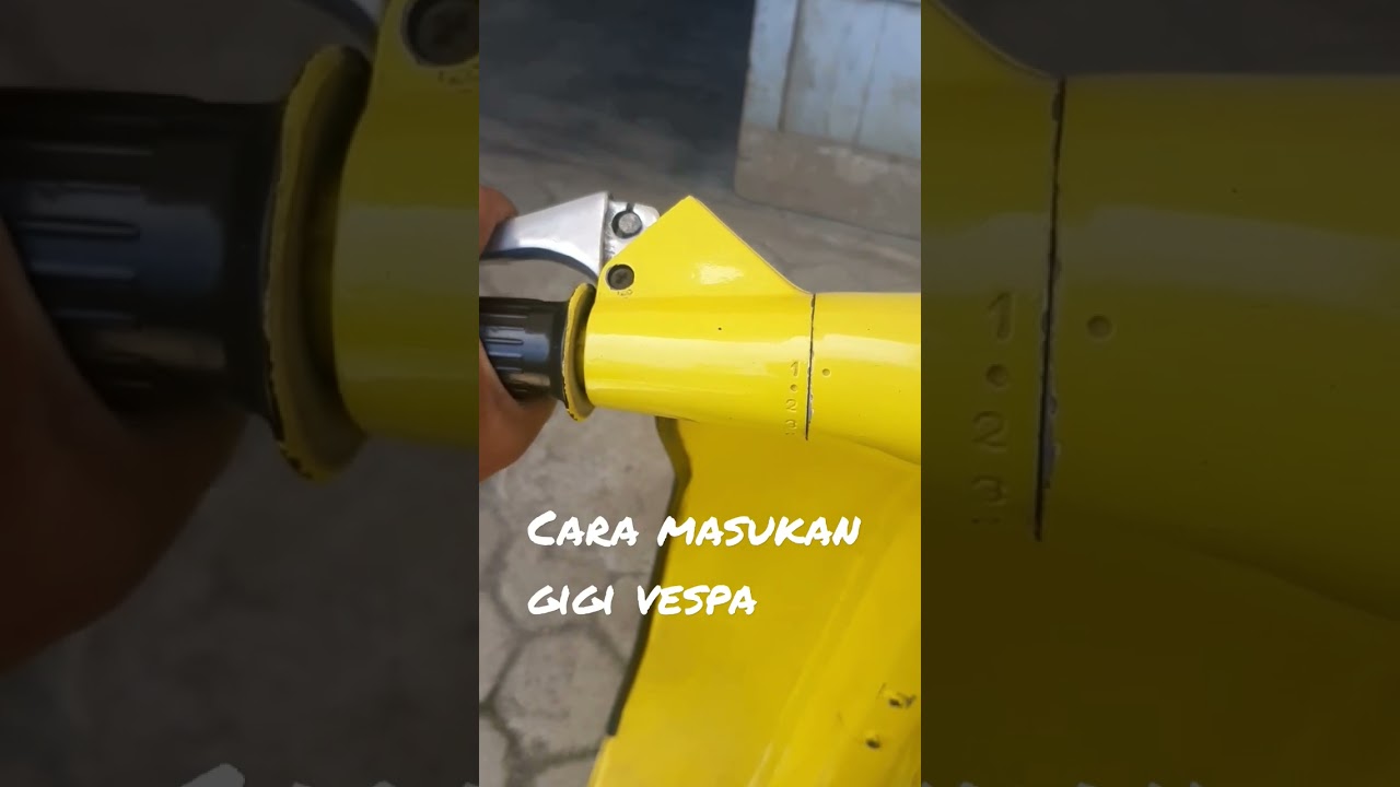 Cara masukkan gigi vespa #shorts #tutorial  #vespasuper