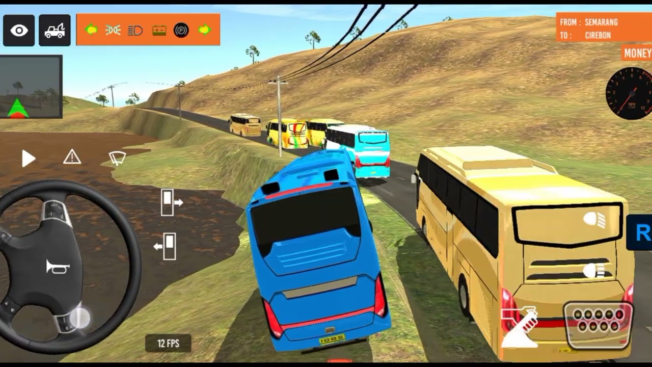 🔥Bus simulator indonesia l📷 new bus simulator indonesia ll euro coace Part-28