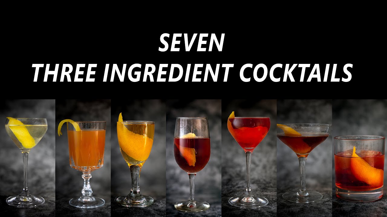 7 Iconic Cocktails That Only Need 3 Ingredients Each