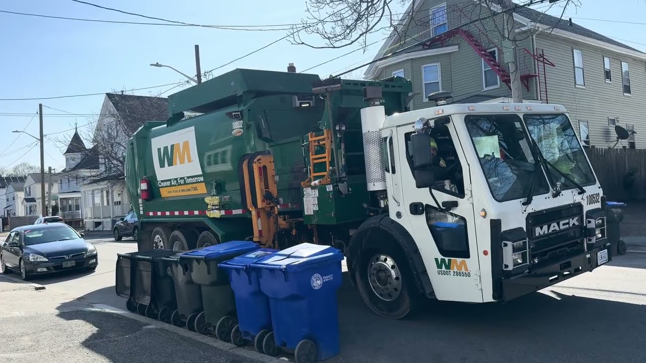 Garbage Truck Dumping April 2024 Trash