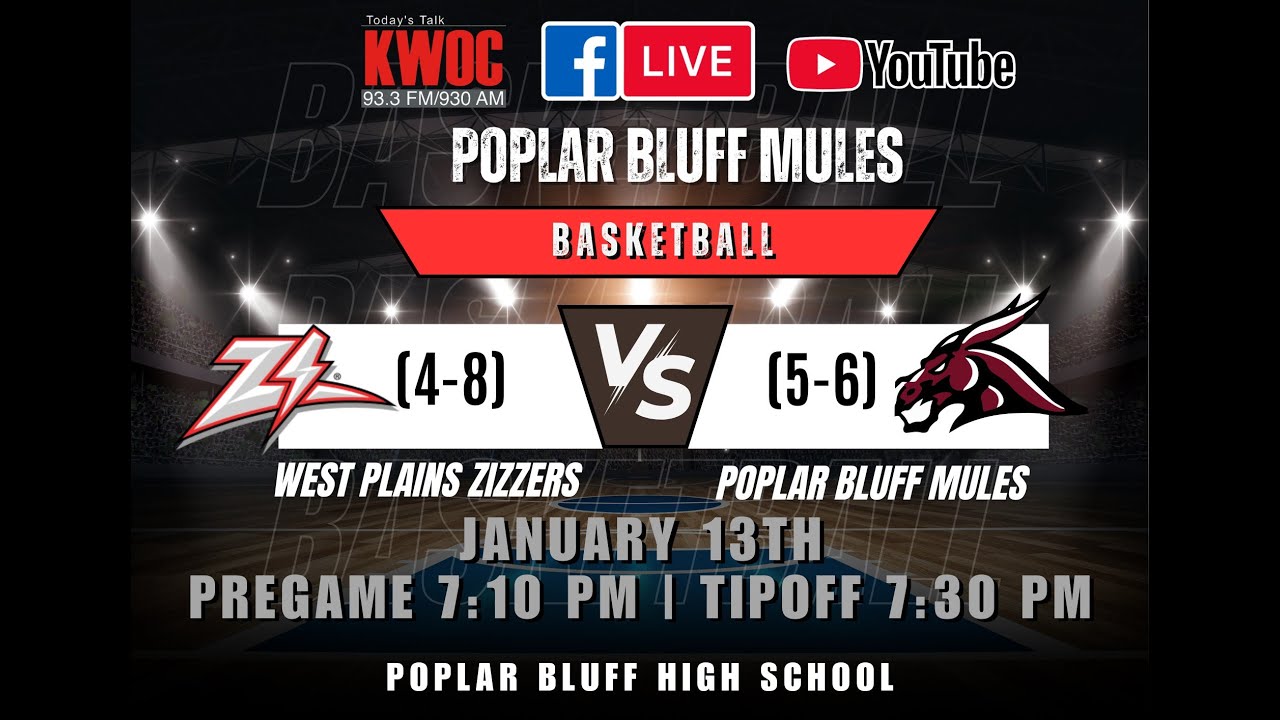 Poplar Bluff Mules vs West Plains Zizzers