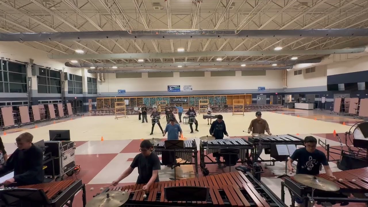Higley Indoor Percussion Ensemble performs “See You Again” 2/19/26 pts.1-3