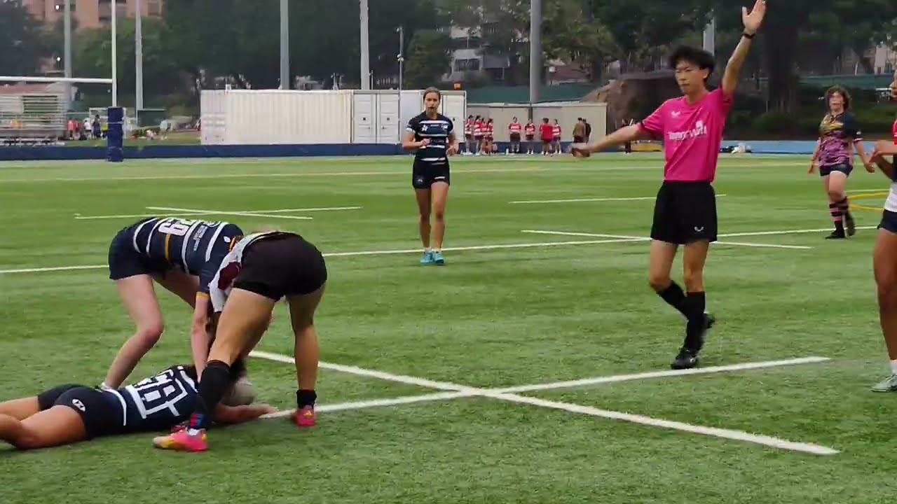 HK Girls Youth Rugby 7s U18s HKFC 2 vs Island 1 on 01_03_2026 (2nd half)