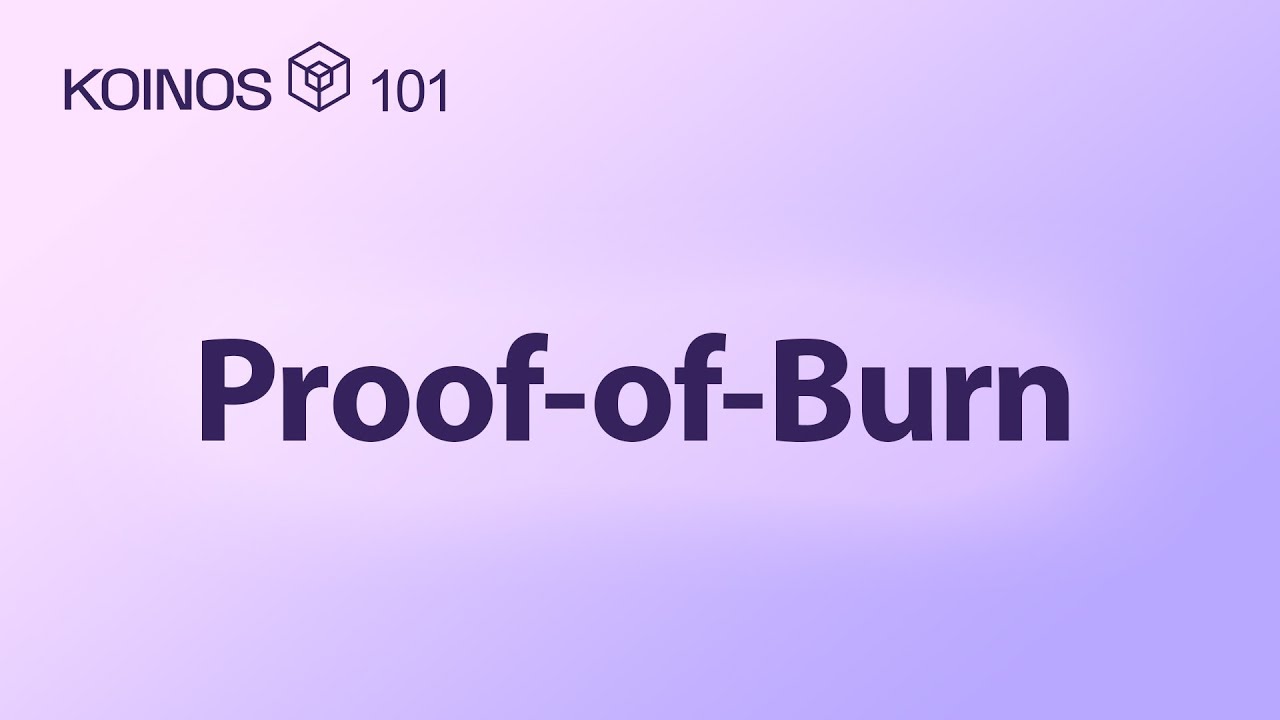 Koinos 101: What is Proof-of-BURN?