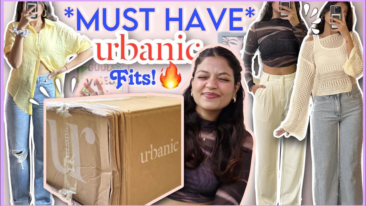 *HUGE*  URBANIC HAUL - Trousers, Jeans, Trendy Tops!!😍 COUPON CODE for extra discount!😱| Neha Baid