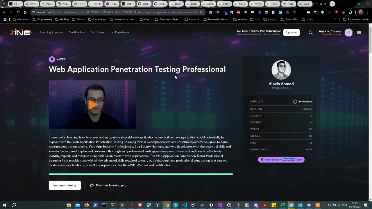 Review do eWPT (eLearn Web Application Penetration Tester)