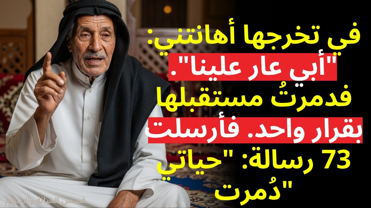 في حفل تخرجها أهانتني ابنتي أمام الجميع أبي عار علينا، فكان انتقامي (قصة حقيقية مؤلمة)