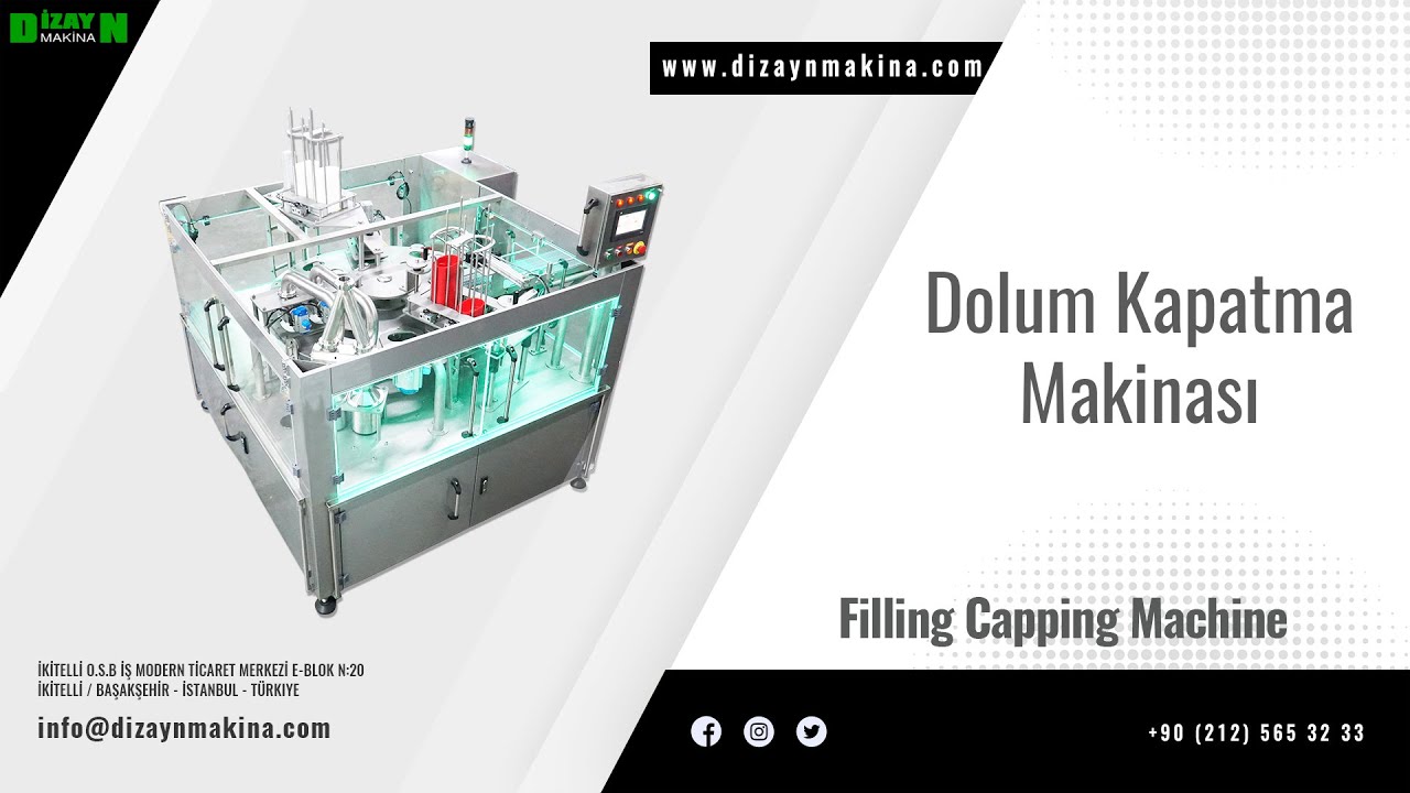Filling & Sealing Machine | Dolum & Kapatma Makinası NO 041121